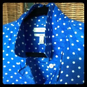 J.Crew linen perfect shirt -Sz6